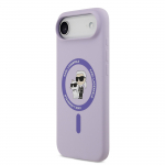 Karl Lagerfeld Vedelikust silikoonist Karl ja Choupette MagSafe mbris Apple iPhone'i 17 Air jaoks