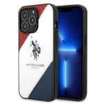 U.S. Polo Assn. US Polo USHCP14XPSO3 iPhone 14 Pro Max 6.7" biay/white Tricolor Embossed