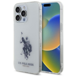 U.S. Polo Assn. US Polo USHCP15XTPUHRBH iPhone 15 Pro Max 6.7" valge/valge likiv suur logo