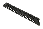 Extralink | Kaablite korraldaja | 1U metallkattega