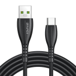 AWEI CL-115T USB-C kaablile must/must kaabel