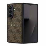 GUESS lemine osa SAMSUNG Z Fold7 jaoks GUHMZFD7P4MSEGCW (Magnet 4G PU klassikalise kujundusega) pruun
