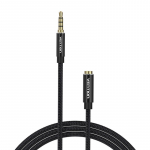 Vention TRRS 3.5mm Male to 3.5mm Female Audio Extender 1m, Black
