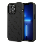 Karl Lagerfeld KLHCP13LPTLK iPhone 13 Pro / 13 6,1" kvakott tarny/must perforeeritud Allover
