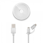 Usbepower DUO - 1.2m Micro-USB ja Lightning hes kablis!