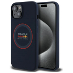 RED BULL iPhone'i 14 mbris, hildub MagSafe'iga RBHMP14S24SIILVR (silikoonist punane rngas), tumeksinine