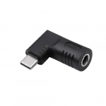 AKYGA AK-ND-D06 USB-C kabeli sugu muundja 5.5 x 2.5 mm MustTranslation: AK-ND-D06 USB-C kabeli sugu muundja 5.5 x 2.5 mm Must