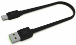 GREEN CELL GCmatte Ultra Charge kiire toitus USB mees - USB Type-C mees kabel 25 cm