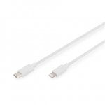 Digitus | Lightning-USB-C andmete/laadimiskaabel | DB-600109-020-W | USB-C Lightning Apple Lightning 8-kontaktne | USB C