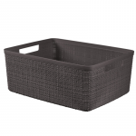 Curver Korv Jute M 12L 36x28x15cm, tumehall