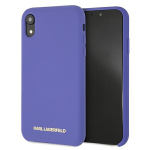 Karl Lagerfeld KLHCI61SLVOG iPhone Xr kvakaane fioletowy/violet Silikoonist