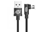 Baseus MVP knarnukkkujuga USB kaabel 2 m USB 2.0 USB A Micro-USB A Must