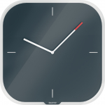 LEITZ Mugav tahvel/seinakell, hall (90170089)