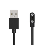 Hurtel HUL-01 Magnetic Charger 2-pin 2.8mm for 60cm Smartwatches Black