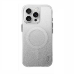 uniq etui Coehl Lumino iPhone 16 Pro 6.3" Magnetic Charging srebrny/sparkling hbedane