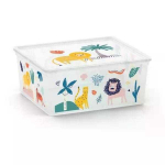 KIS Box Animals Clear 18L 40x34x17cm
