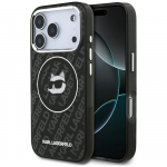 Karl Lagerfeld Etui IML Choupette Pea Logo MagSafe iPhone'ile 17 Pro must