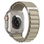 Tech-Protect NYLON PRO APPLE WATCH 8 / 9 / 10 / 11 / 12 / SE / ULTRA (44 / 45 / 46 / 49 MM) TITANIUM/OLIVI