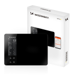 Wozinsky WIK-16 Smart Kitchen Scale with Digital Display, Bluetooth App - Black