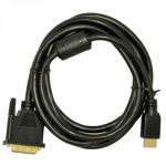 AKYGA AK-AV-13 videojuhtme adapter 3 m DVI-D HDMI A-tpi (standardne) must, kuldne