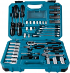 Makita Triistakomplekt E-08458, 1/2, 1/4 ja 3/8 (sinine, 87 osaga, koos 2 tagurdus