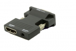 MicroConnect HDMI Female - VGA Male Black