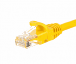 NETRACK Patchcord U/UTP Cat.5e 1m yellow