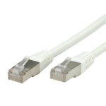 Value S/Ftp (Pimf) Patch Cord, Cat.6, White 1 M