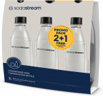 Sodastream Fuse Carbonator Bottle, 3 x 1L