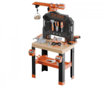Simba-Dickie Smoby Black+Decker Werkbank mit Kran