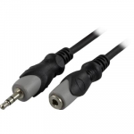 Deltaco 3,5 mm isane - 3,5 mm emane - audio pikenduskaabel, 5 m (MM-162)