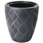 FORM PLASTIC Pottide seeria Flow 40cm 36L, must