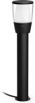 WiZ Elpas 12 V posti valgusti, must, RGBW, Wi-Fi, stardikomplekt (929003264701)