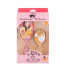 Wet Brush Disney Prinssi Belle'i paket Original Detangler juukseharu + Mini Detangler juukseharu