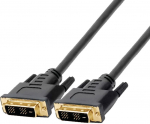 Fuj:tech DVI-I Single Link -monitorikaapeli, 5 m (DD1001A-5m)