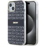DKNY DKHMP15MHRHSEK iPhone 15 Plus / 14 Plus 6.7" tarny/must hardcase IML Mono AND Stripe MagSafe