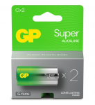 GP SUPER ALKALINE C/LR14 Battery. 2-Pack