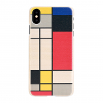 MAN AND WOOD SmartPhone case iPhone X/XS modrian wood white