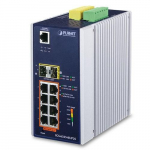 Planet P30 DIN-rail Industrial L3 8P 10/100/1000T 802.3bt PoE