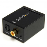 StarTech.com SPDIF digitaalne koaksiaalne vi optiline Toslink RCA stereo audio muundur