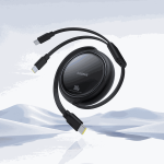 Baseus Retractable Bright Mirror seeria USB-C - USB-C x2 100W 1m Must