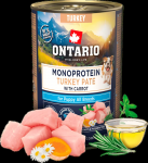 Ontario Konservid kutsikatele kutsikatoit, monoproteiiniline kalkunipasteediga porrusega