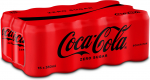 Coca-Cola Zero Soft Drink 330 ml, 15-pack