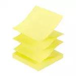 Forpus Mrkmete kleeplapid, Z-kujulised, 75 x 75 mm, kollased, 100 tk