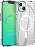 eSTUFF INFINITE (GRS) OSLO iPhone 15 Clear Magnetic Cover.