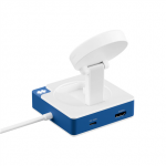 Hyper HyperDrive Flex MagCharge USB-C Hub, White/Blue | HD8100BUGL | HDMI ports quantity 1