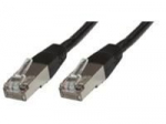 MicroConnect F/UTP CAT5e 3m Black PVC Outer Shield : Foil screening