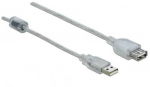 Delock 85209 USB-A/USB-A 5m Valge