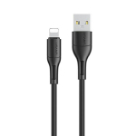 USAMS Kabel U68 vlk 2A Kiirlaadimine 1m tarny/must SJ500USB01 (US-SJ500)