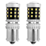 Amio LED CANBUS 2016 39SMD 1156 BA15S P21W R10W R5W Valge 12V/24V